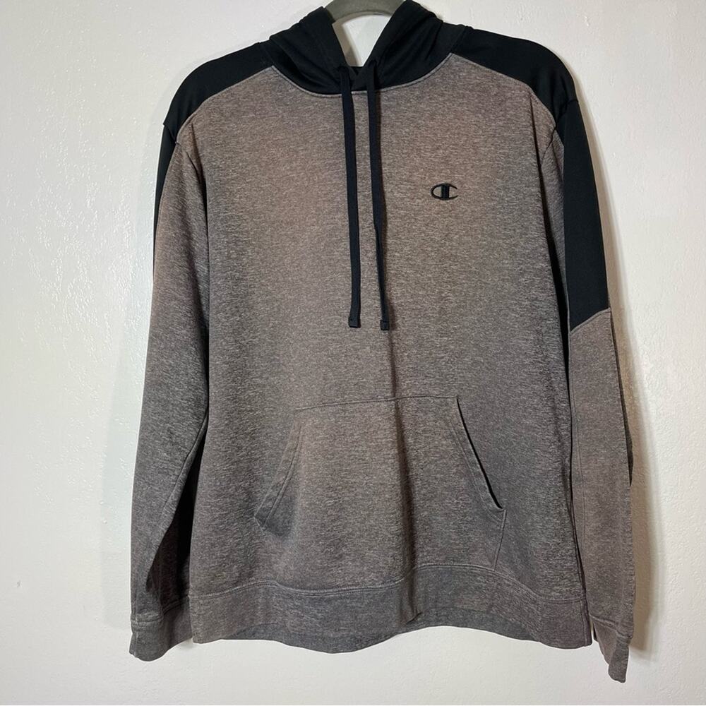 Champion Powertrain Hoodie, Size Large. Sunfaded. Good used condition!